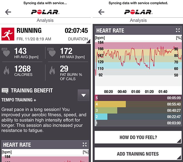 Polar-A360-training-screen